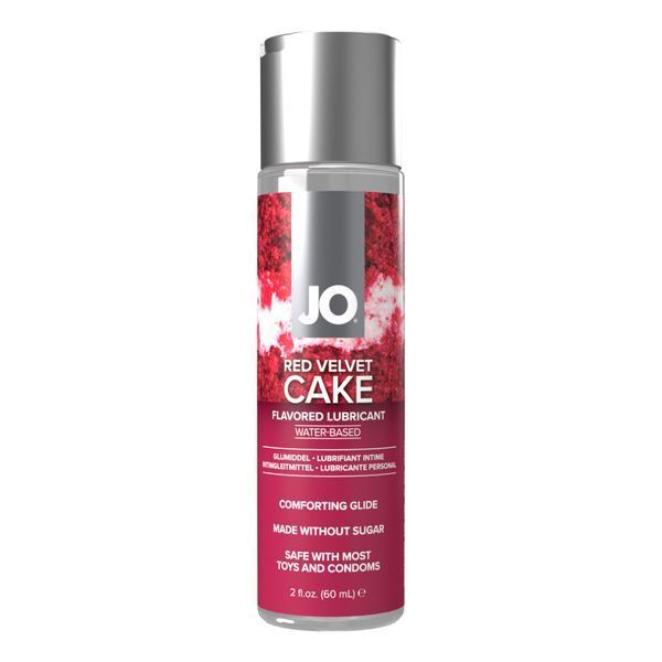 Набір смакових змазок JO Champagne & Red Velvet Cake (2&times;60 мл), Limited Edition SO7117 фото