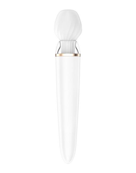 Смарт вібромасажер зі змінною головкою Satisfyer Double Wand-er SO6135 фото