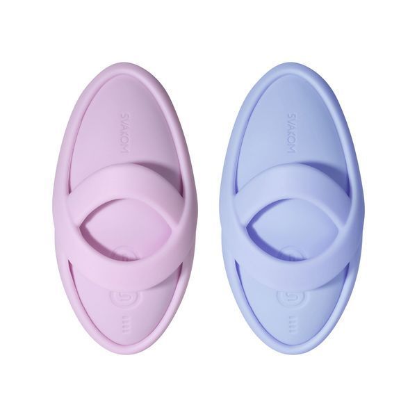 Смарт-вібратор для клітора Svakom Echo 2 Pink Lilac, підігрів до 38 &deg;C, знімна насадка на палець SX2449 фото