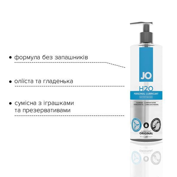 Лубрикант JO H2O Original 480 мл SO1692 фото